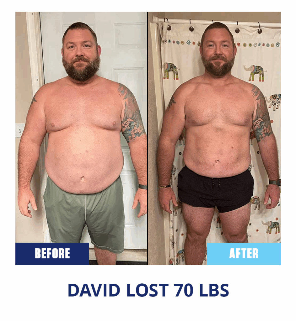 David Lost 70 lbs with Blue Sky MD